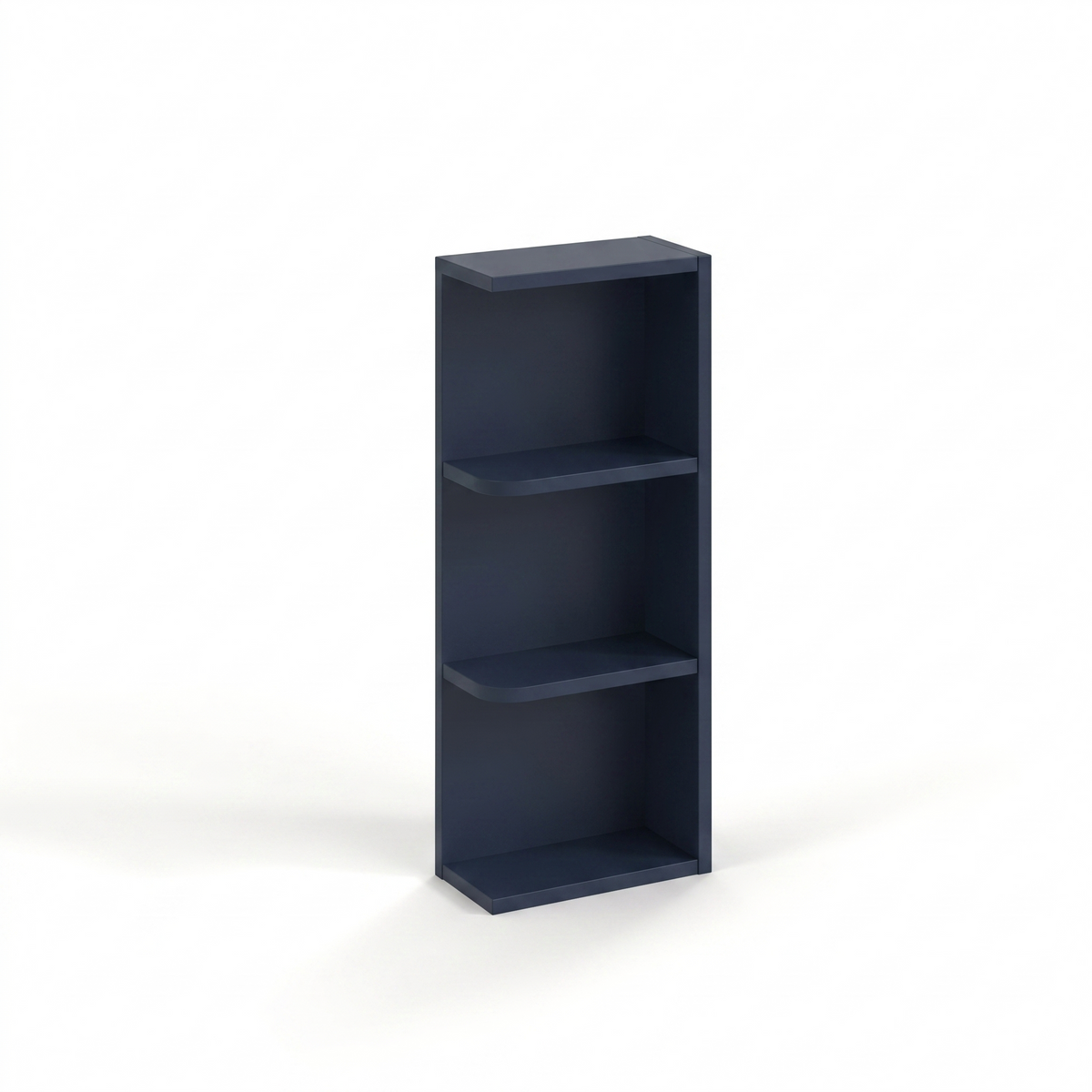 Navy Blue 6" Wall End Shelf