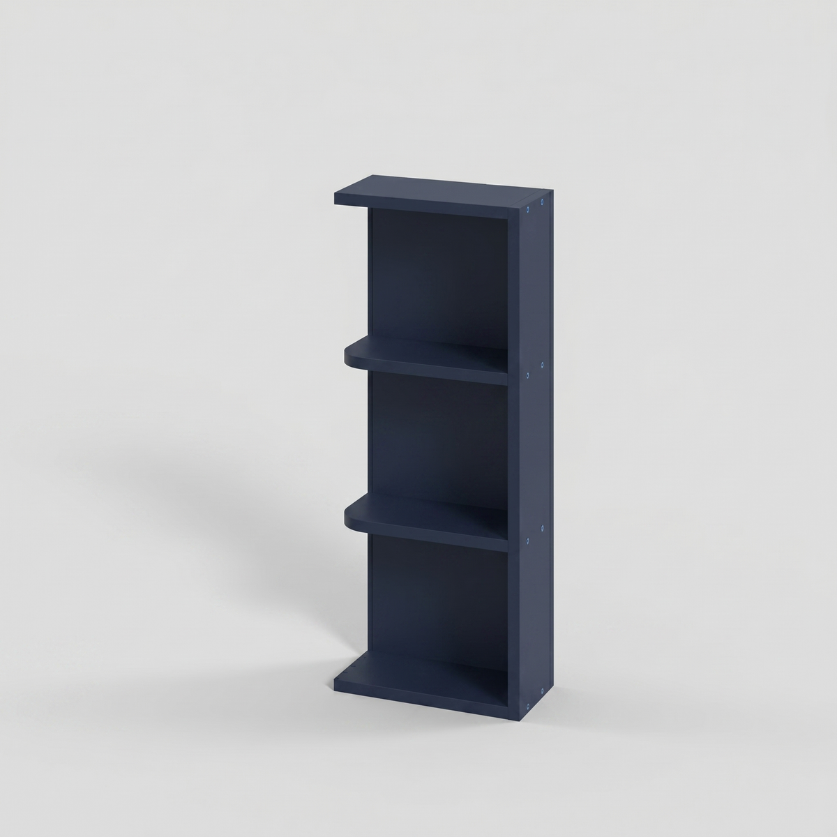Navy Blue 6" Wall End Shelf