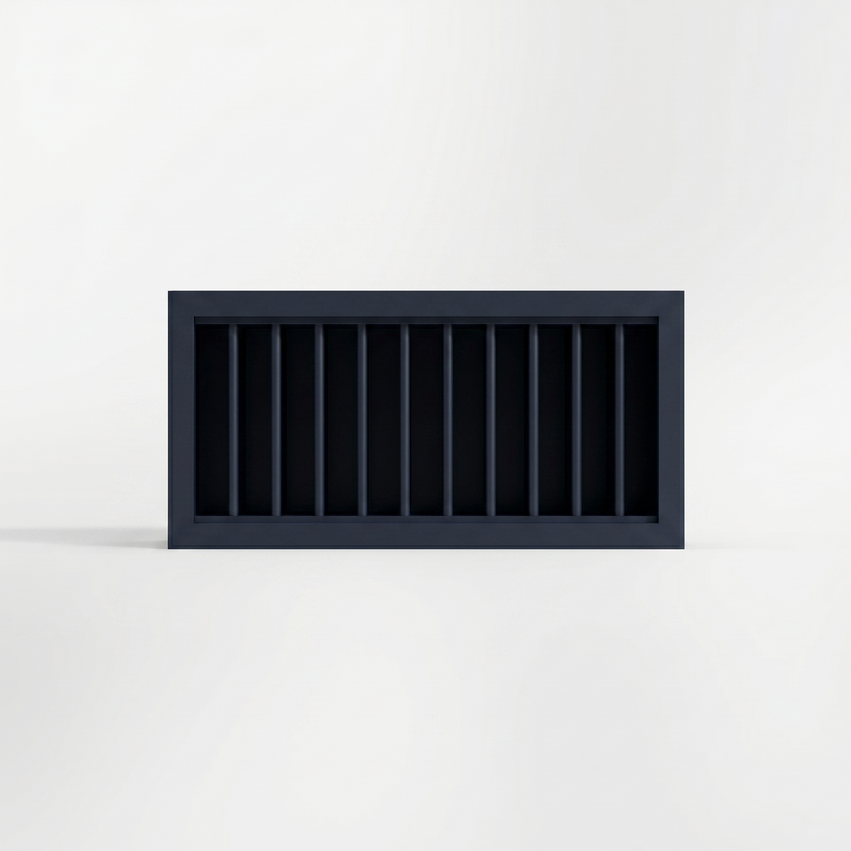 Navy Blue 30" Wall Plate Rack Cabinet