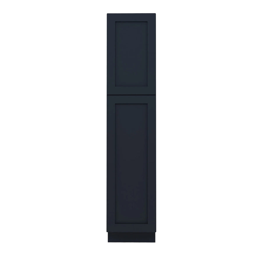 Navy Blue 18" Utility Cabinet front view