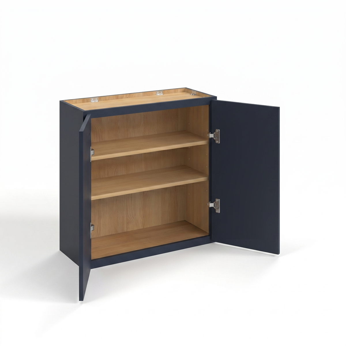 Navy Blue 30" Refrigerator Wall Cabinet