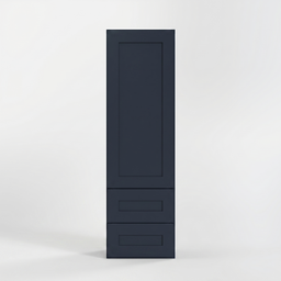 Navy Blue 18" Drawer Wall Cabinet