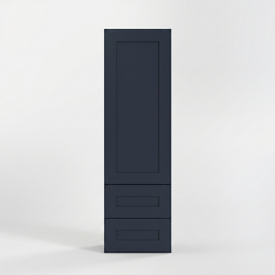 Navy Blue 18" Drawer Wall Cabinet