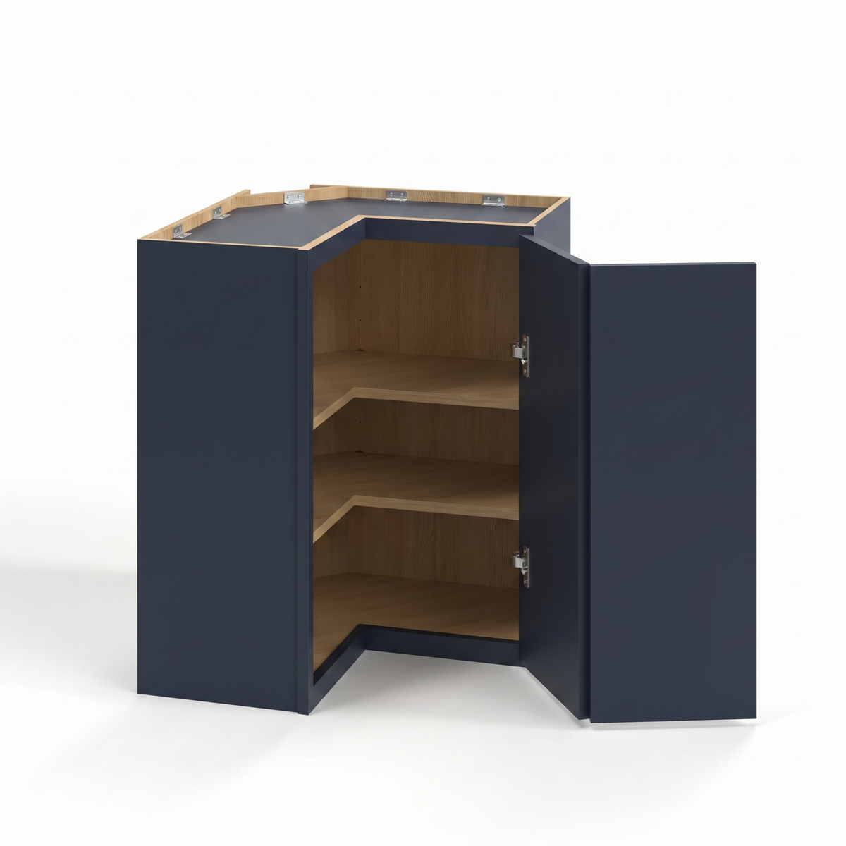 Navy Blue 24" Easy Reach Wall Cabinet