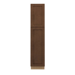 Rustic Wood 18" Utility Cabinet front view
