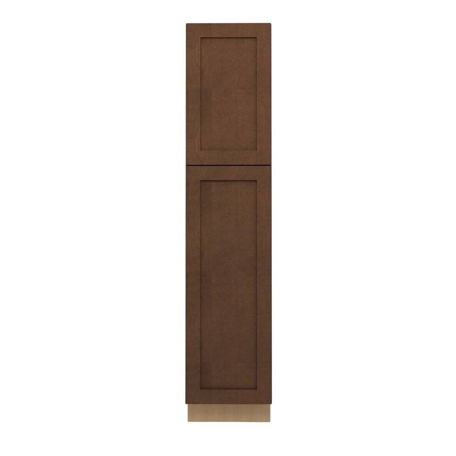 Rustic Wood 18" Utility Cabinet front view