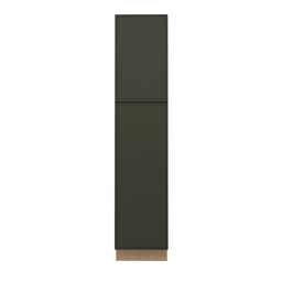 Slim Aston Green 18" Utility Cabinet front view