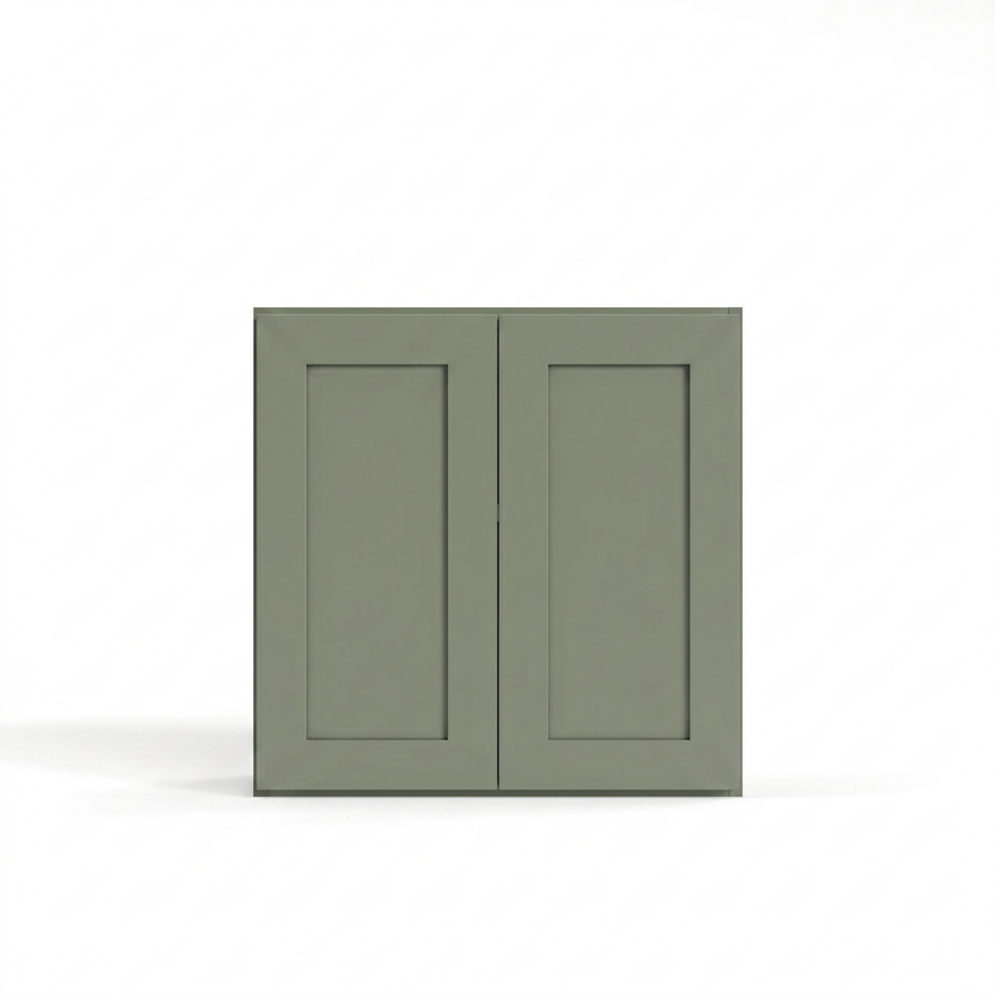 Sage Breeze 24" Glass Door Wall Cabinet
