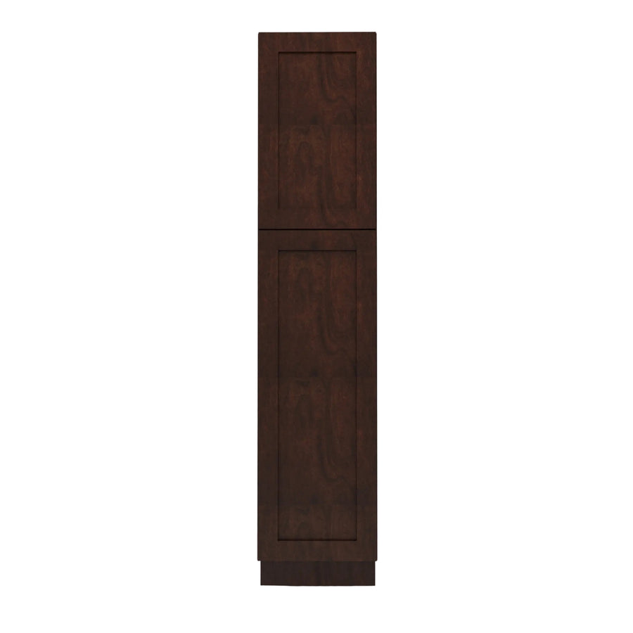 Shaker Espresso 18" Utility Cabinet front view