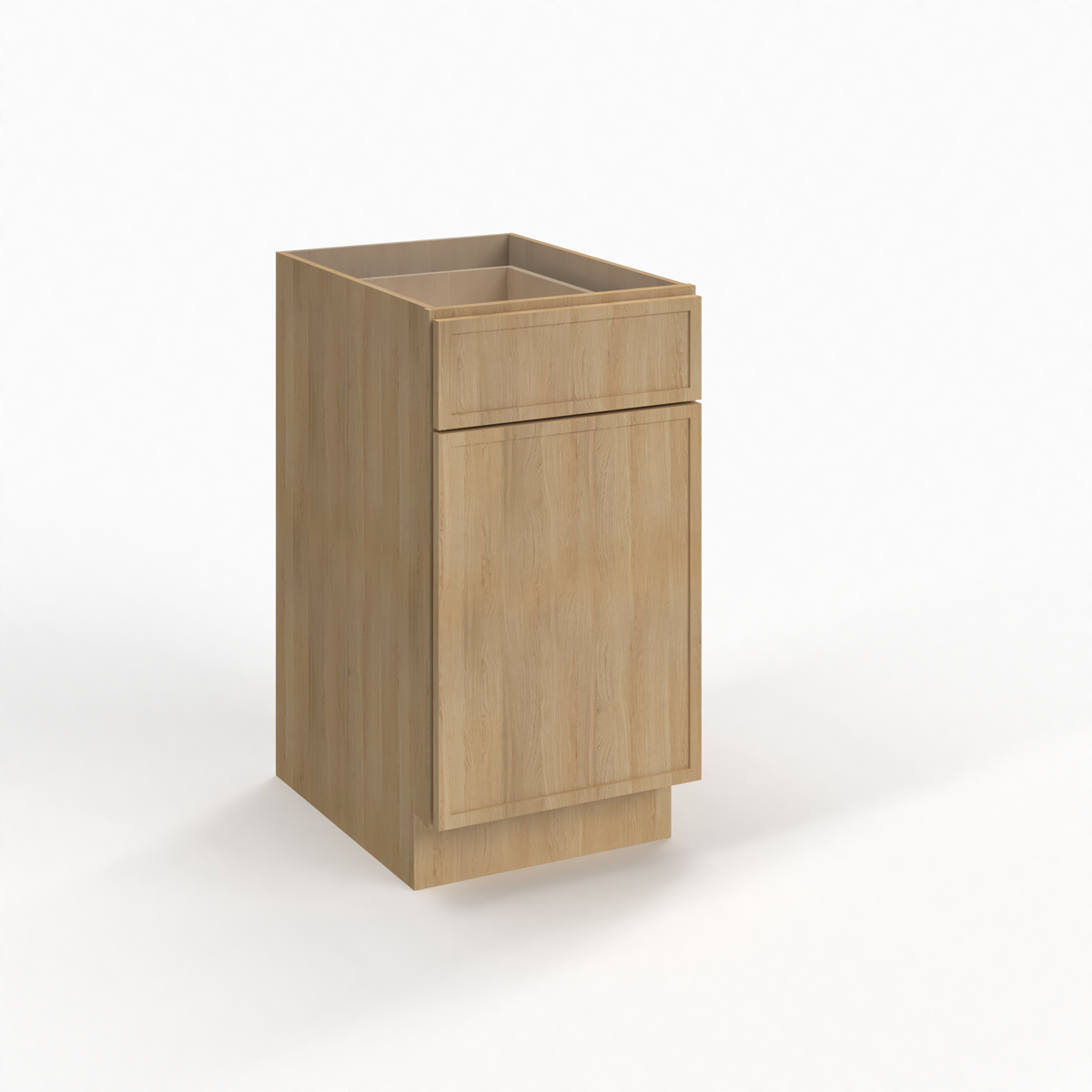 Slim White Oak 18" Standard Base Cabinet