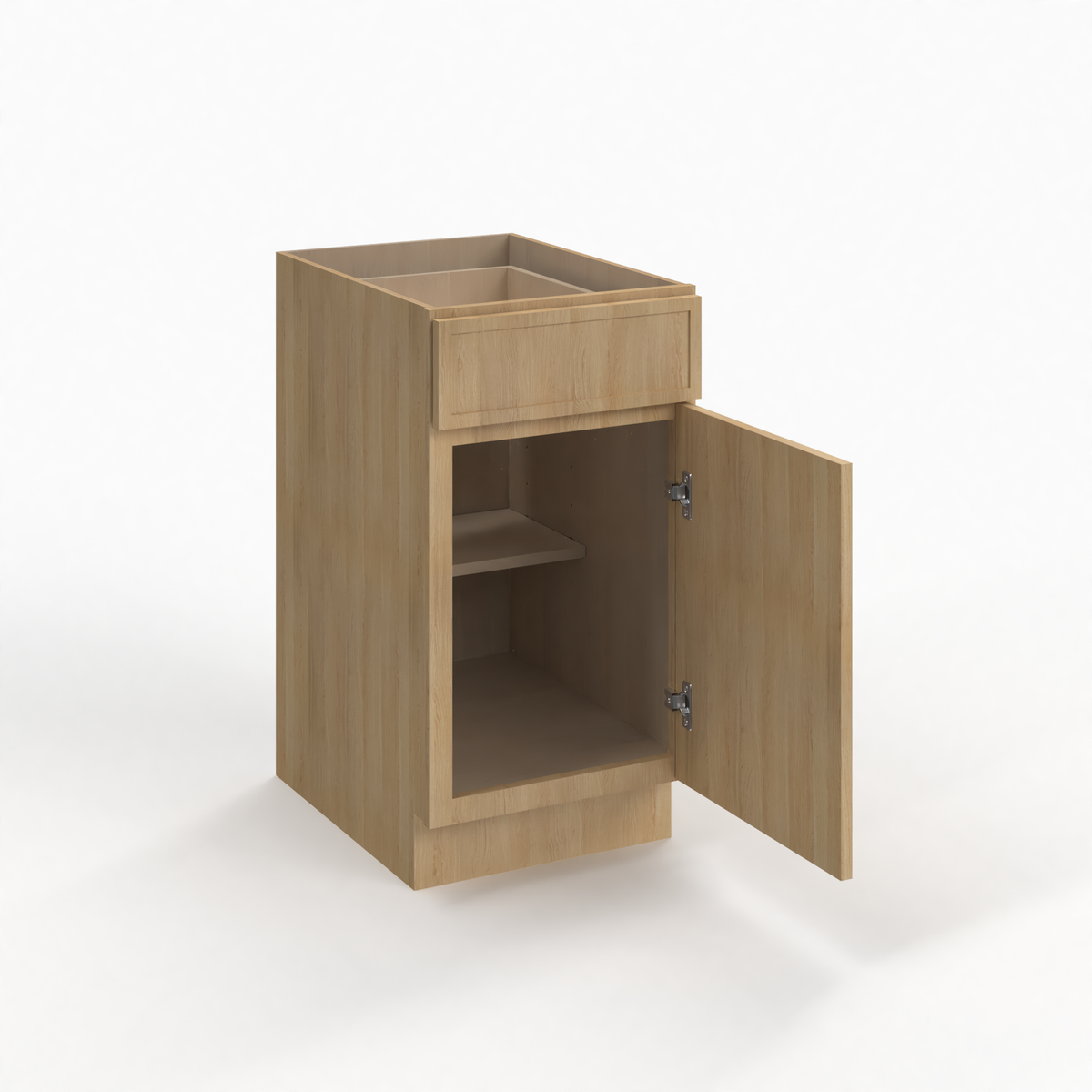 Slim White Oak 21" Standard Base Cabinet