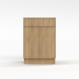 Slim White Oak 33" Standard Base Cabinet