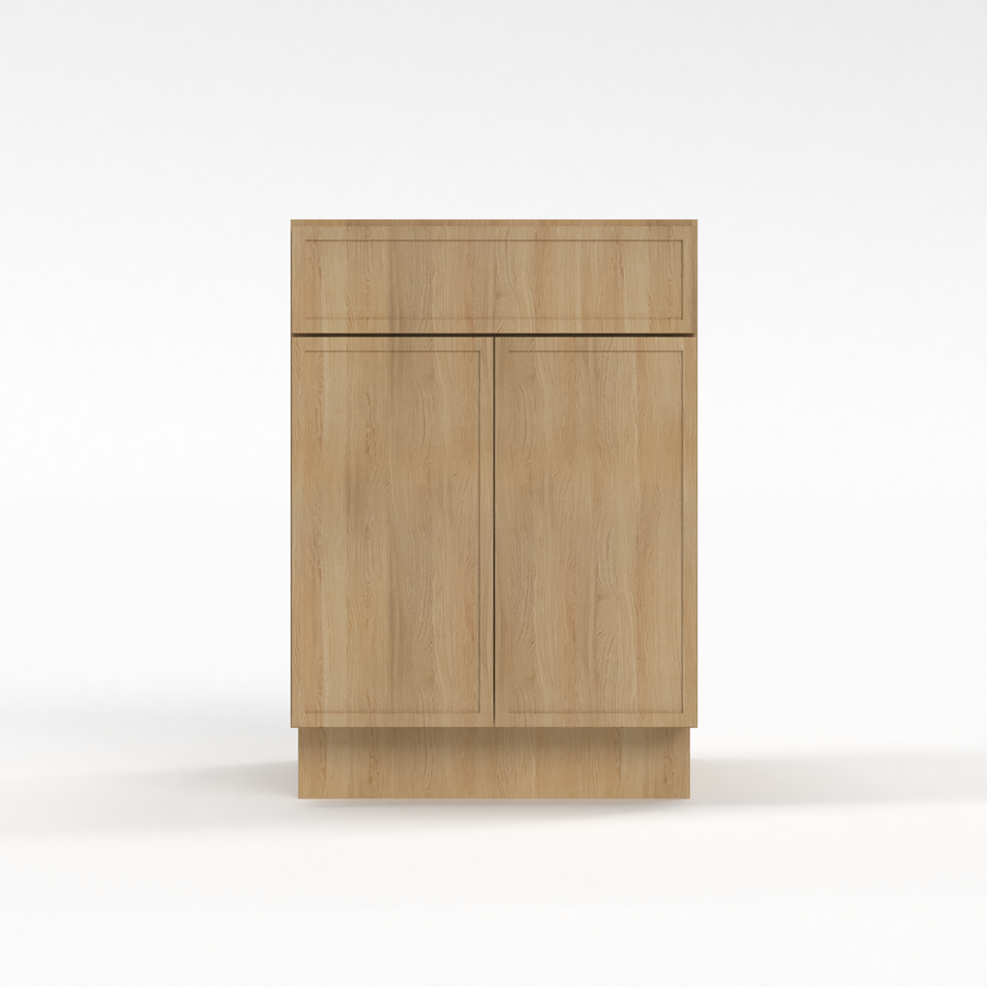 Slim White Oak 33" Standard Base Cabinet