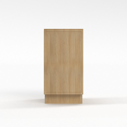 Slim White Oak 12" Full Height Door Base Cabinet
