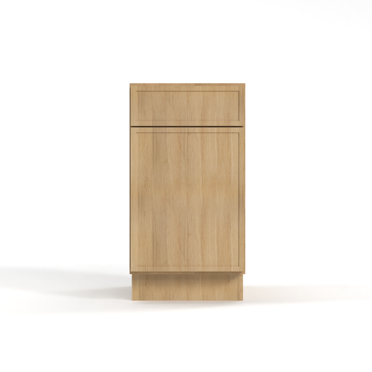 Slim White Oak 18" Accessory Base Cabinet