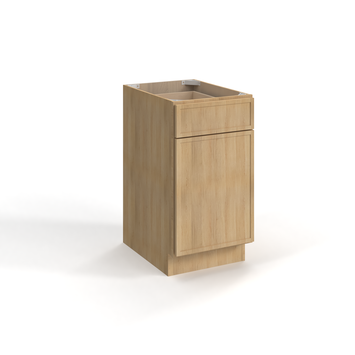 Slim White Oak 18" Accessory Base Cabinet