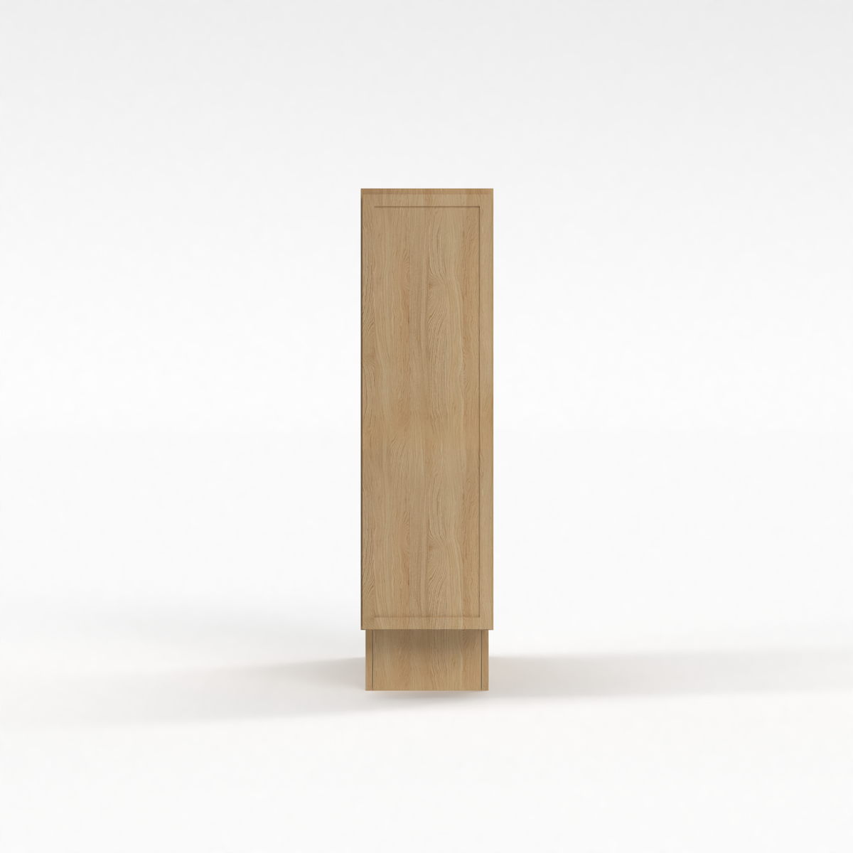 Slim White Oak 6" Accessory Base Cabinet