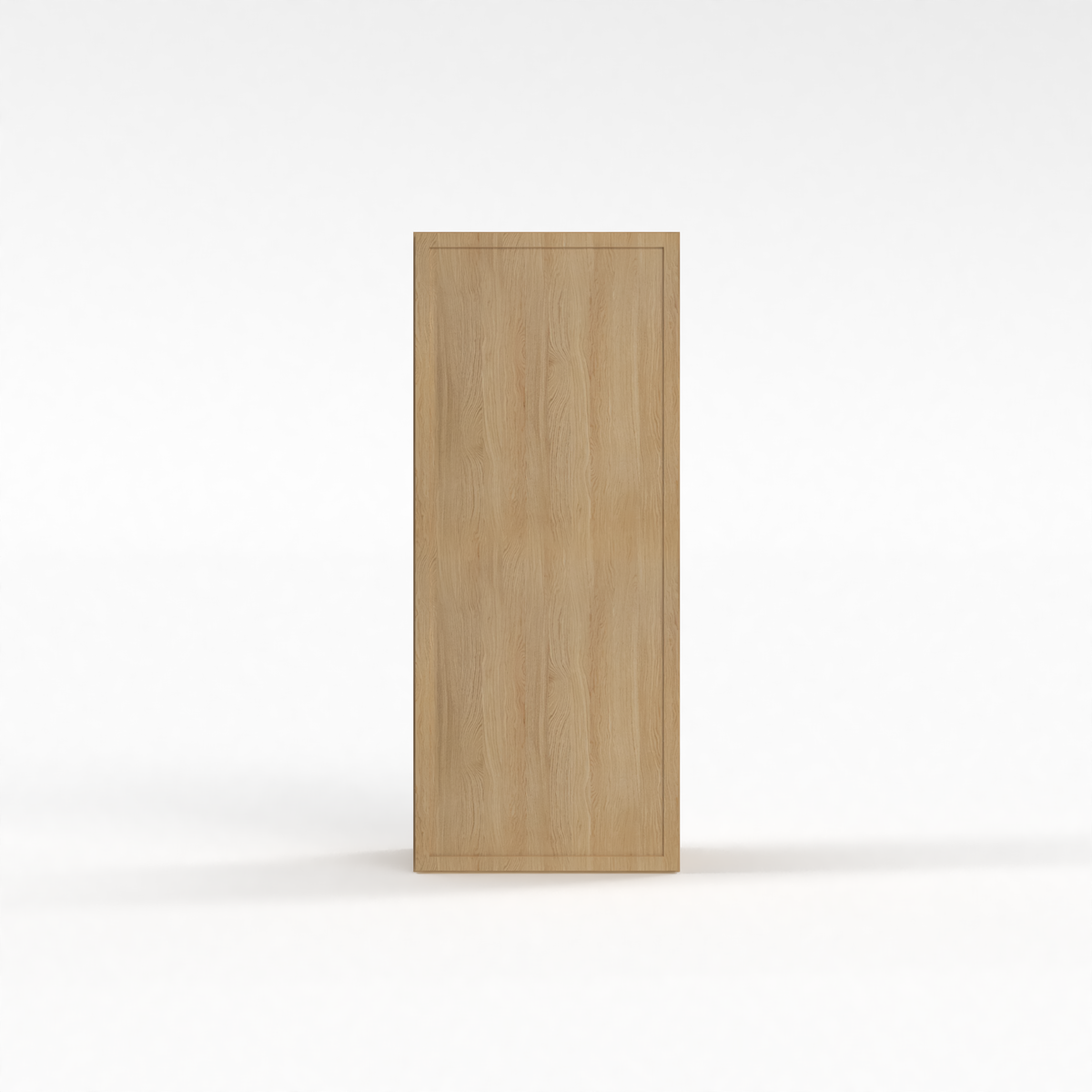 Slim White Oak 9" Standard Wall Cabinet