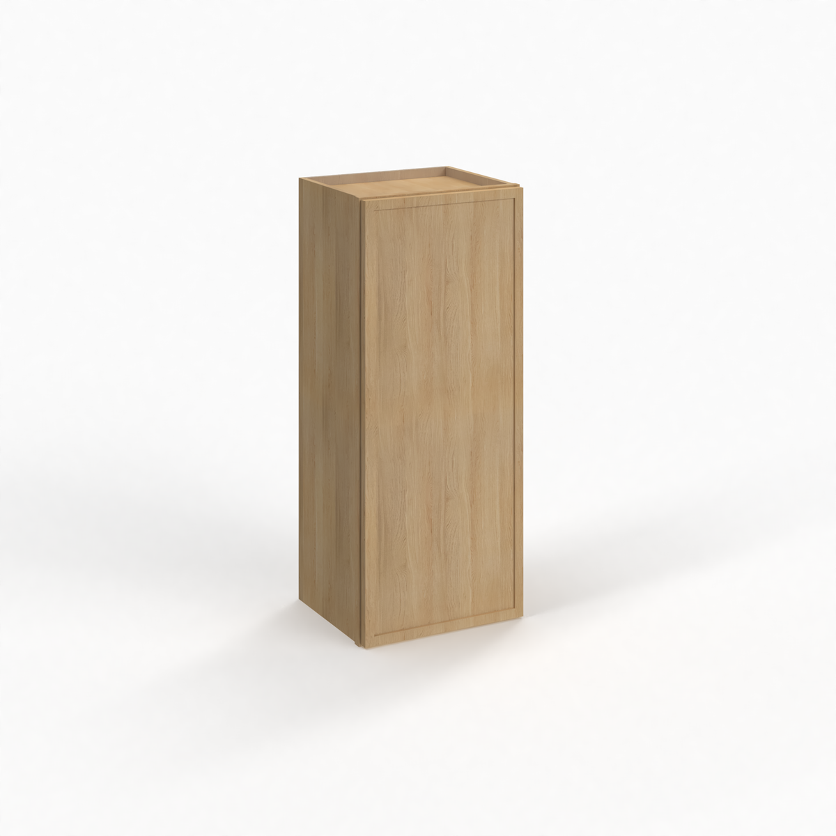 Slim White Oak 18" Standard Wall Cabinet