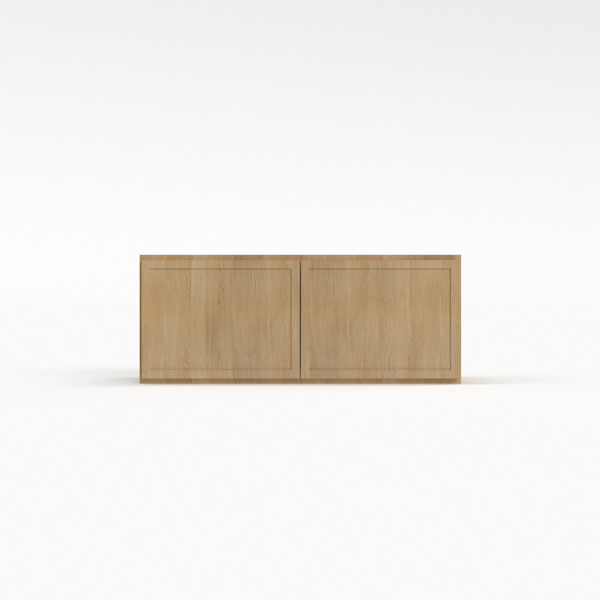 Slim White Oak 36" Standard Wall Cabinet