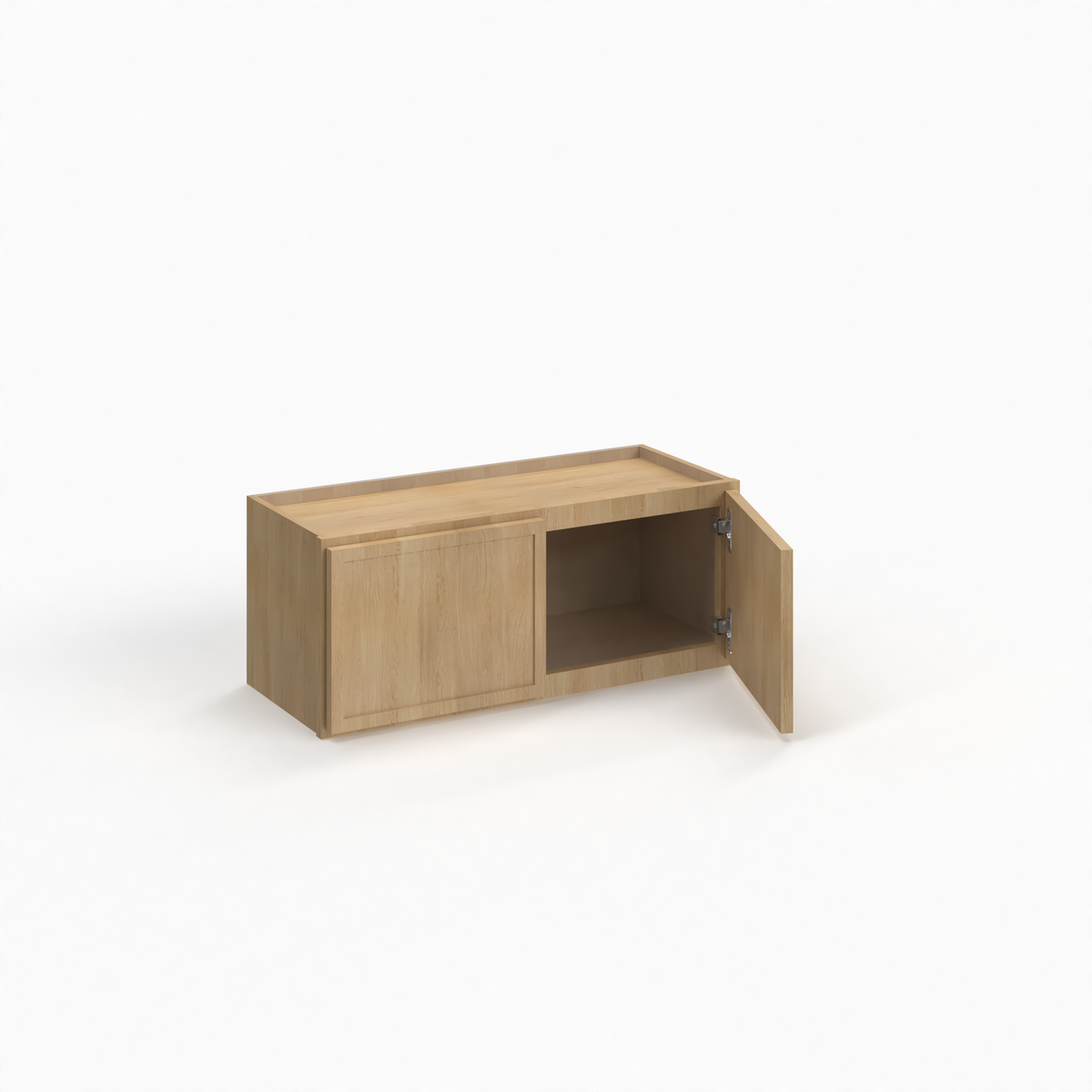 Slim White Oak 33" Standard Wall Cabinet