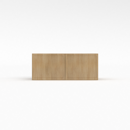 Slim White Oak 30" Refrigerator Wall Cabinet