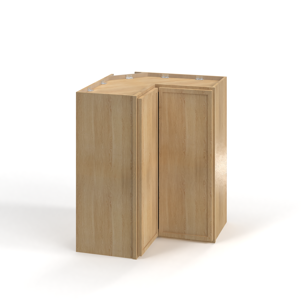 Slim White Oak 27" Blind Corner Wall Cabinet