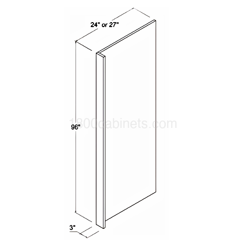 Refrigerator End Panel Veneer