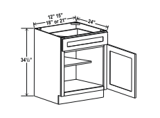 Treasure Chest 12" Standard Base Cabinet
