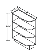 Aspen White 12" Accessory Base Cabinet