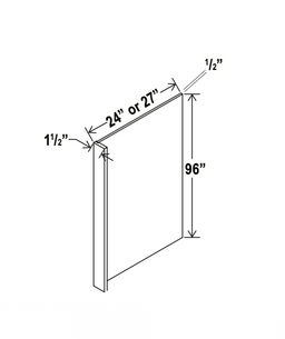 Refrigerator End Panel Veneer