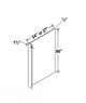 Refrigerator End Panel Veneer