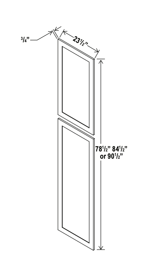 Tall Decorative Door Panel