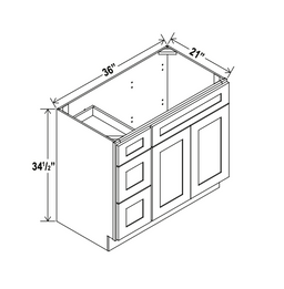 Aspen Charcoal 36" Vanity Combo