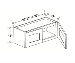 Shaker Espresso 30" Standard Wall Cabinet