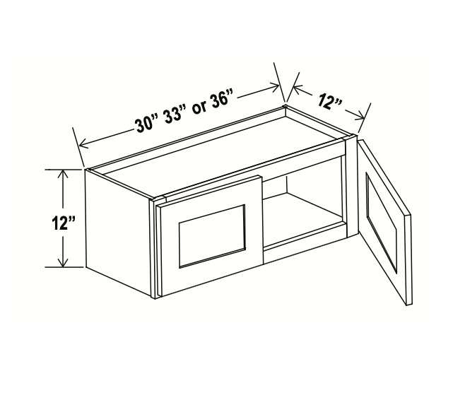 Treasure Chest 33" Standard Wall Cabinet