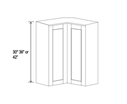 Double Dove White 24" Easy Reach Wall Cabinet