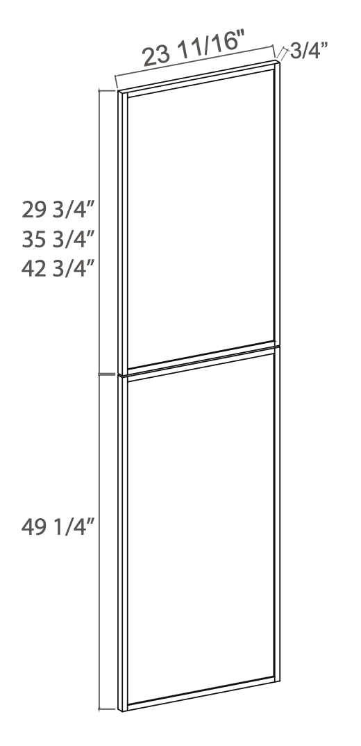 Tall Decorative Door Panel