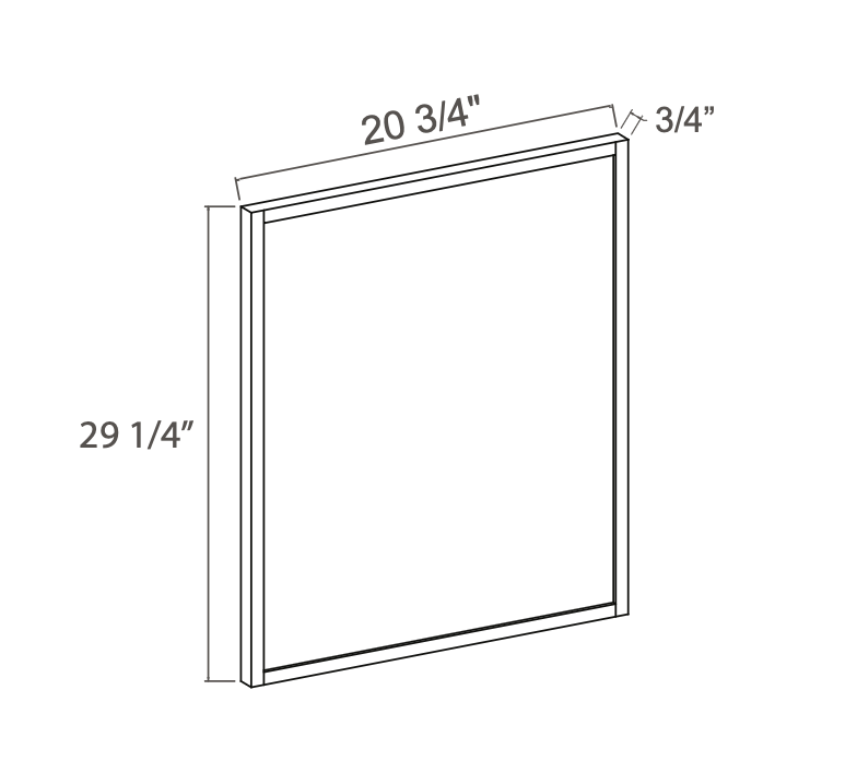 Vanity Decorative Door Panel