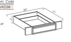 Slim White Oak 36" Vanity Combo