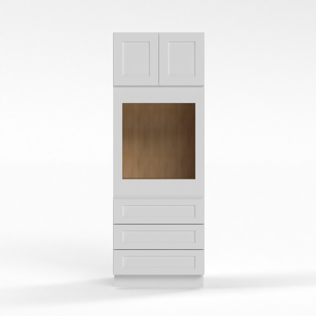 Shaker White 33" Oven Cabinet