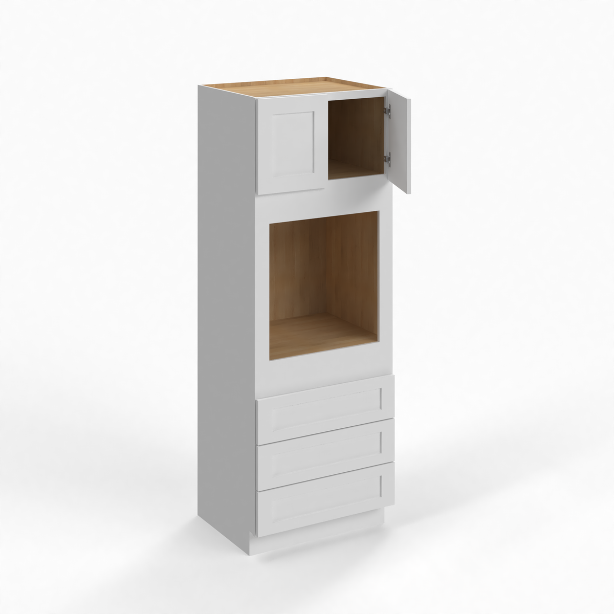 Shaker White 33" Oven Cabinet