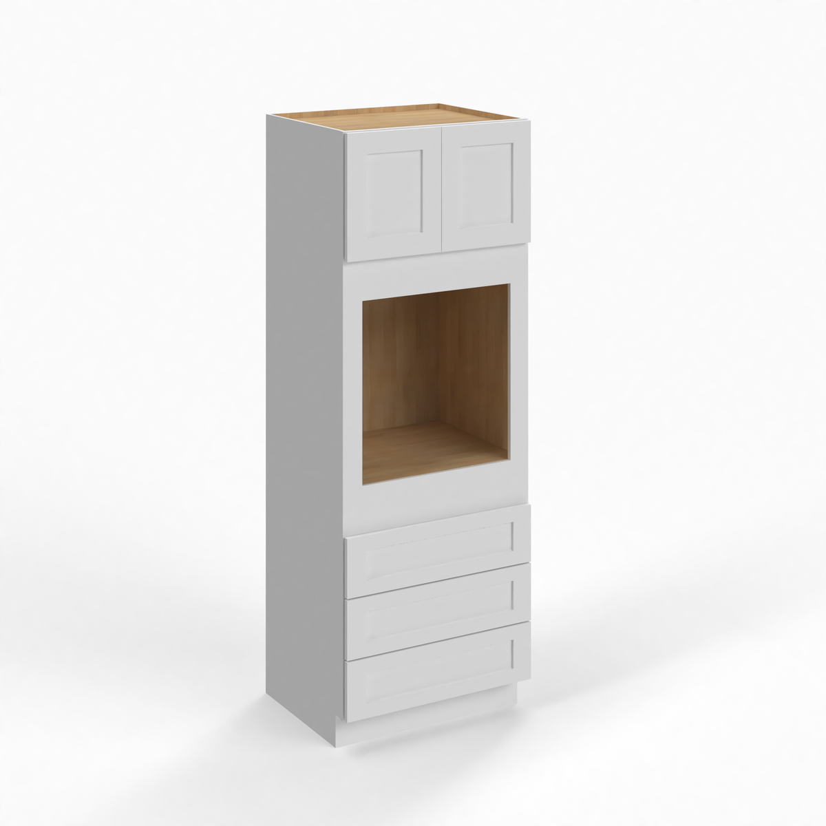 Shaker White 33" Oven Cabinet