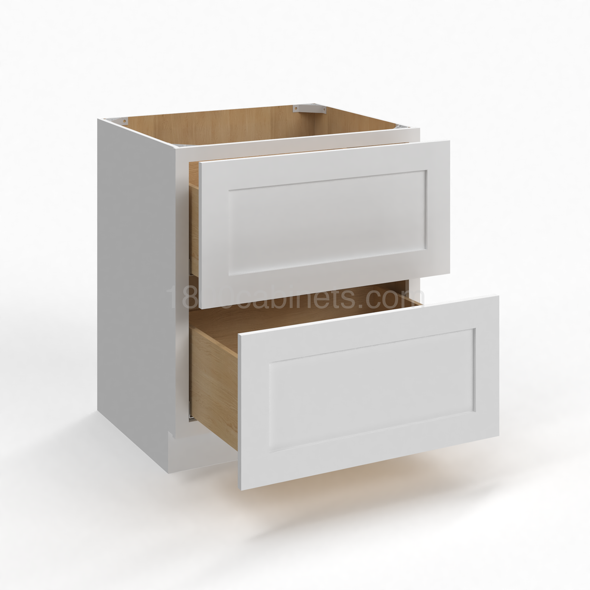 Shaker White 24" Drawer Base Cabinet