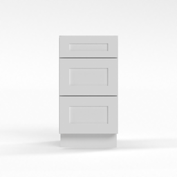 Shaker White 12" Vanity Drawer Cabinet