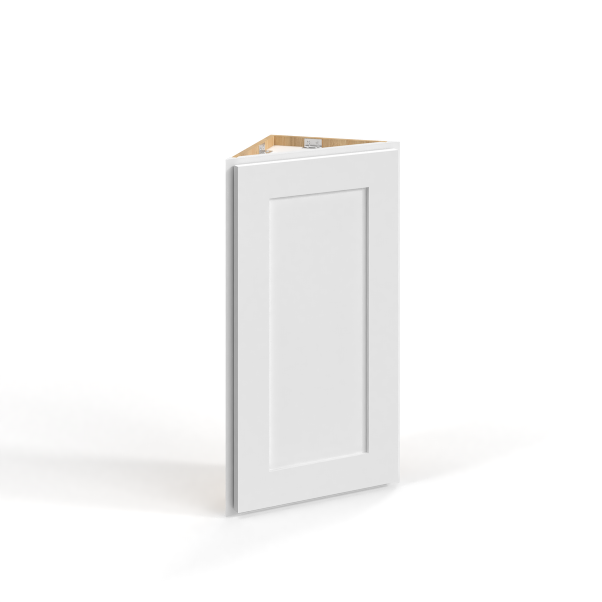 Shaker White 12" Angle Corner Wall Cabinet