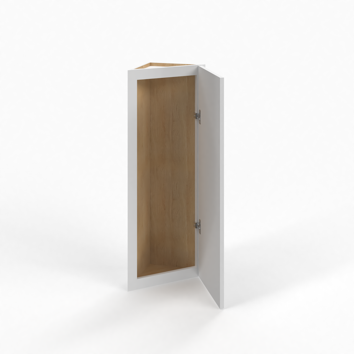 Shaker White 12" Angle Corner Wall Cabinet