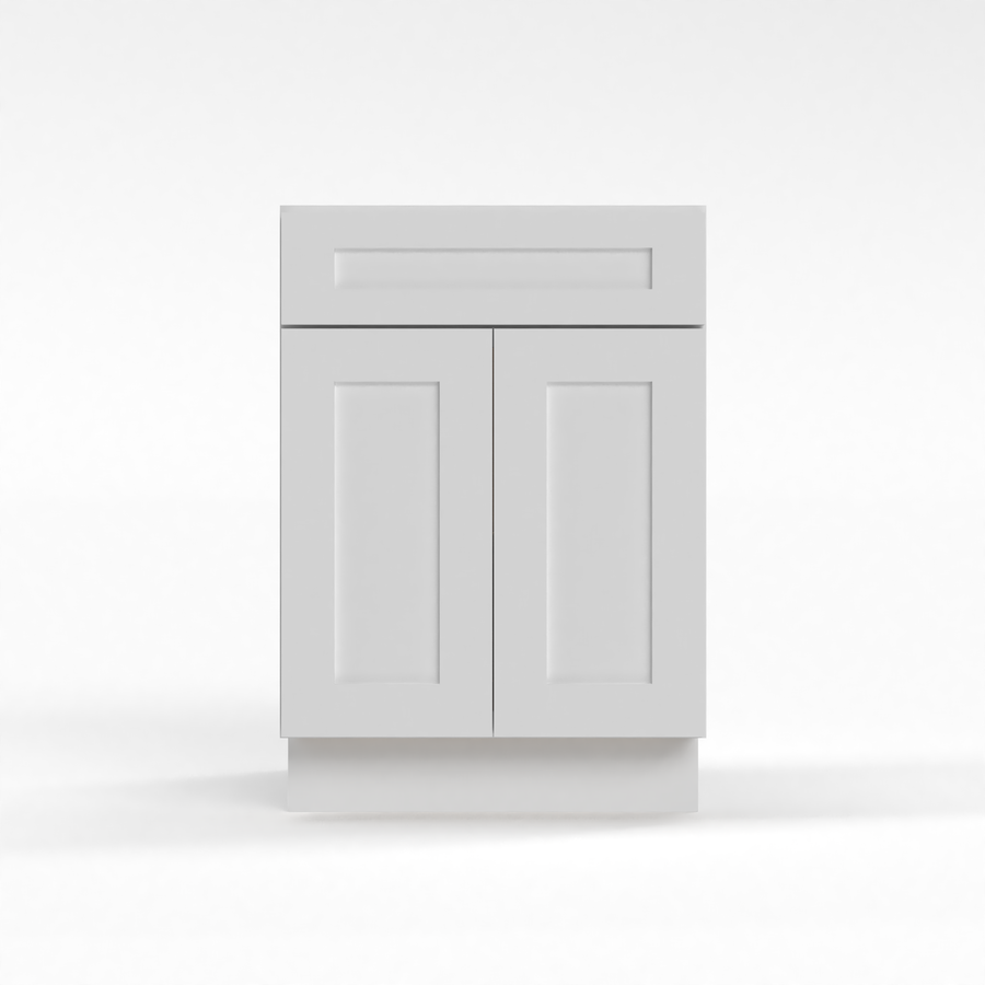 Shaker White 24" Standard Base Cabinet