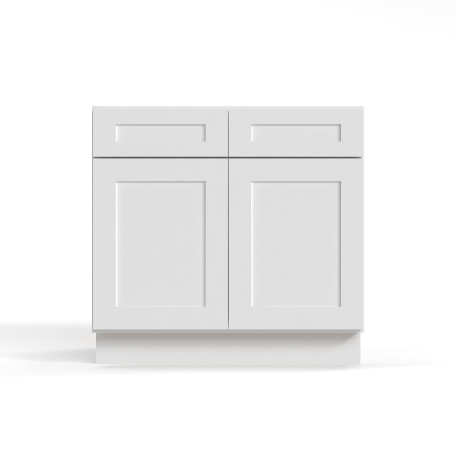 Shaker White 30" Standard Base Cabinet