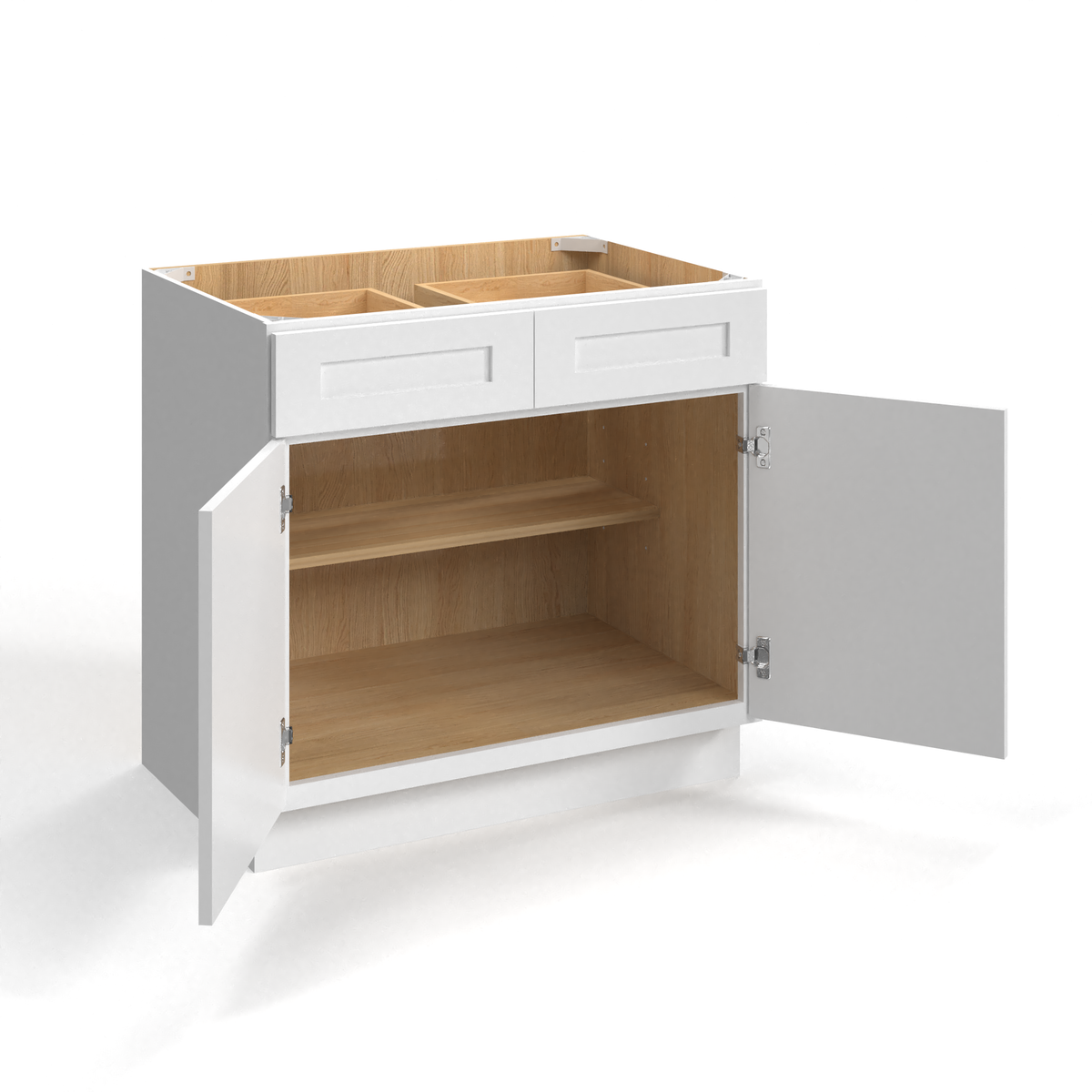 Shaker White 30" Standard Base Cabinet